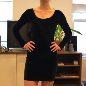 American Apparel velvet bodycon dress